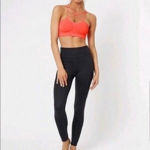 Sweaty Betty Shanti Yoga Bra | Fluro Orange | S